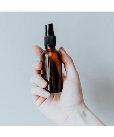 Nylea Small Glass Spray Bottles 2 oz - 2 Pack | Refillable Fine Mist Mister for Oil, Hair, Plants, Water | Mini Amber Travel Size Bottle for Cleaning Solutions - Essential Oil Sprayer - Buy Online on GoSupps.com