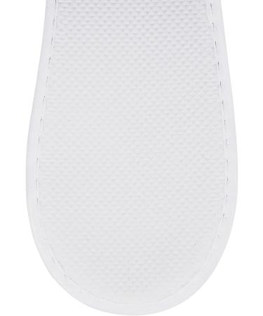 KEESUNG Disposable Hotel Slippers - 100 Pairs of White Slipproof Spa Shoes for Men & Women | Portable & Universal Size - Buy Online on GoSupps.com