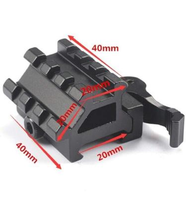 Gotical 3 Slots Dual 90 Degree & 45 Degree Double Riser Quick Release - Pack of 1 - Buy Online on GoSupps.com