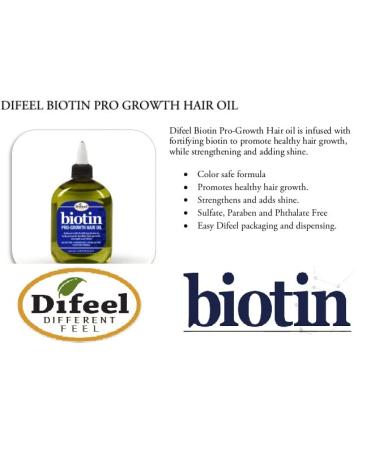 Difeel 99% Natural Premium Biotin Hair Oil 7.78 oz. (PACK OF 4) - Nourishing and Strengthening Formula - Buy Online on GoSupps.com