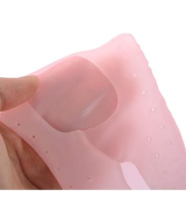 Brrnoo Silicone Socks for Feet Protection - Crack Resistant Pink M 1 Pair | International Shipping Available - Buy Online on GoSupps.com