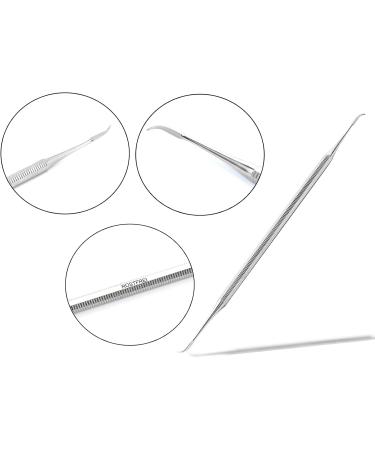 Tartar Remover Dog Denture Fork - 2-Sided Dental Care Tool for Pets | Stainless Steel Interdental Tooth Cleaner - Buy Online on GoSupps.com