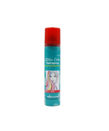 Glitter Color Hair Spray - Temporary Hair Color Spray - Case of 24 Cans - 2.5 oz - 5 Assorted Colors - Buy Online on GoSupps.com