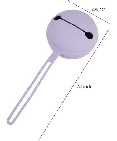 Baby Dummy Case Pacifier Case Travel Soother Box Transparent Soother Pod Pacifier Holder Box for Kids (Small Purple) Small Purple - Buy Online on GoSupps.com