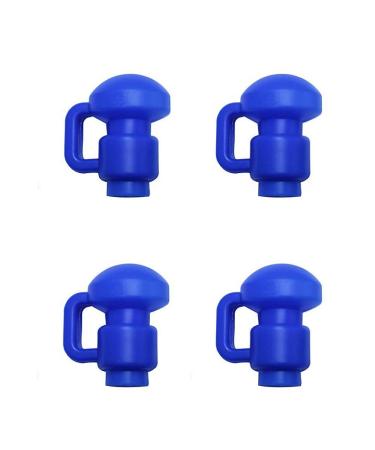 Universal Trampoline Pole Cap by Upper Bounce 4-Pack Blue 1.5" Diameter Pole