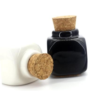 minkissy 3pcs Nail Cup Gratitude Jar Manicue Cups Powder Bottle Jar Dappen Dish Empty Bottles Nail Art Ceramic Cup Container Bottle Refillable Empty Bottle Soap Tin Wooden White Manicure - Buy Online on GoSupps.com