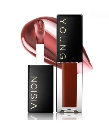 YOUNG VISION Lip Glow Oil Lip Gloss with Jojoba Seed Oil Moisturing and Plumping