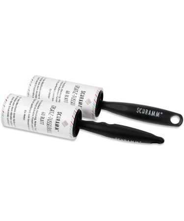 Buy Schramm 20-Piece Lint Rollers - 60 Sheet Roll - Includes 4 Plastic Brushes for Dust & Dirt Removal | Perfect for Home & Travel - Buy Online on GoSupps.com