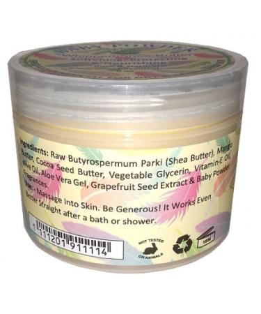 Mine Botanicals Baby Powder Shea Butter - Natural Whipped Moisturizer for Delicate Skin - Buy Online on GoSupps.com
