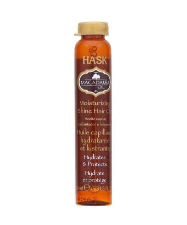 Hask Macadamia Oil Moisturizing Shine Oil 0.625 oz (Pack of 7)