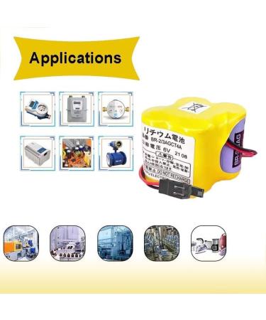 4400mAh BR-2/3AGCT4A 6V Replacement Battery for FANUC A98L-0031-0025 CNC System - Non-Rechargeable International Shipping Available - Buy Online on GoSupps.com
