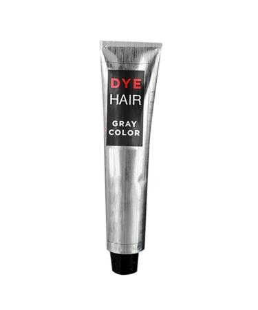 Unisex Gray Hair Dye Cream DIY Fashion Permanent Light Gray Silver Color Super Hair Dye Cream 100ml