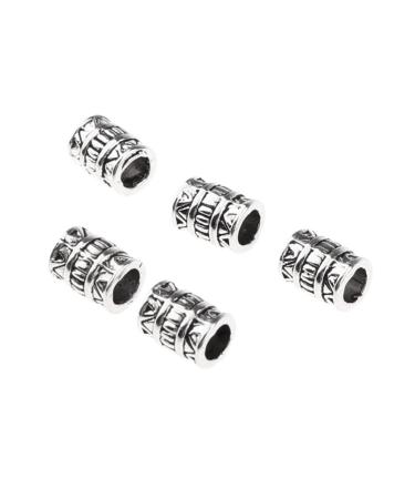 Sharplace Set of 5 Dreadlocks Beads - Stylish Braids Hair Beads & Beard Jewelry | International Shipping - Buy Online on GoSupps.com