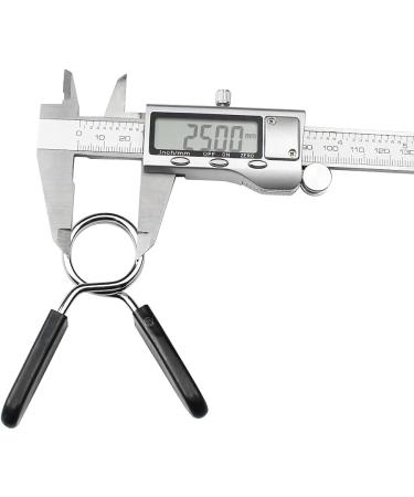 6 Piece 25mm Spring Terminals for Barbells | Heavy-Duty Spring Locks & Clamps for Dumbbell Bars | Ideal for Gym Powerlifting CrossFit & Weightlifting - Buy Online on GoSupps.com