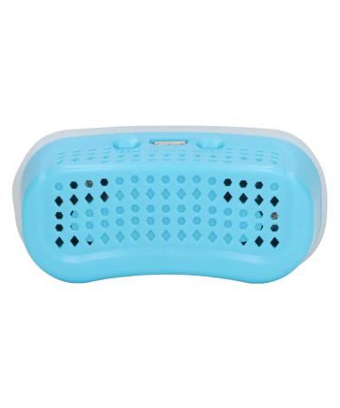 Jopwkuin Electric Prevent Snoring Device Low Noise Easy Breathing Micro Blower Electric Snoring Solution Device Gas Supply for Home Use(Blue)