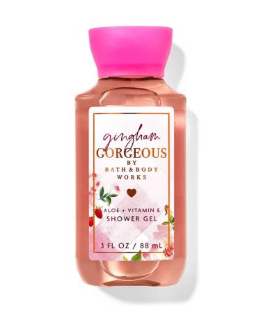 Bath & Body Works Gingham Gorgeous Travel Size Shower Gel 3.0 oz (Gingham Gorgeous)
