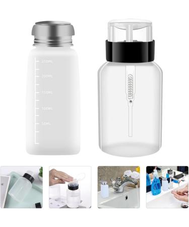  FRCOLOR Set of 2 x 200ml Nail Polish Remover Bottles Squeezable Leak-Proof Bottles for Manicures and Makeup Removal - Buy Online on GoSupps.com