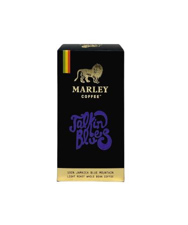 100% Jamaica Blue Mountain Coffee Beans 227g - Talkin' Blues Medium Roast - Marley Coffee - From The Marley Family - Rainforest Alliance Certified - Strength 3 - Buy Online on GoSupps.com