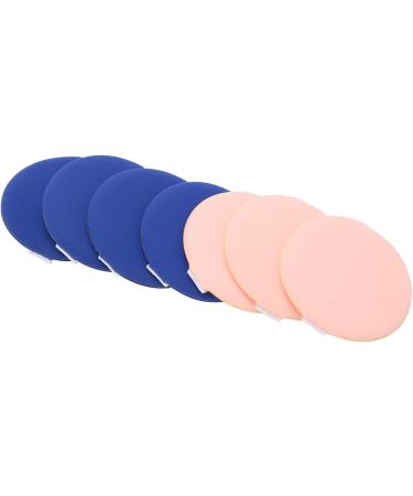 Verdant Touch 7 Pack Makeup Puff Round Soft Air Cushion Puff for Wet and Dry Use Dark Blue Pink - Buy Online on GoSupps.com