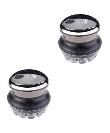 DOITOOL 2 Sets Clipper Electric Bald for Men Head Electric for Men Beard Kit Electric Haircut Kit Man Cordless Stainless Steel Barber