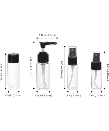 FRCOLOR Plastic Containers Empty Pump Bottle Refillable Cosmetic Containers Travel Makeup Dispenser Bottle for Shampoo Body Wash Moisturizer Face Cream Liquid Soap Travel Toiletries - Buy Online on GoSupps.com