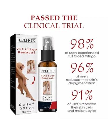 NONROT Vitiligo Skin Repair Spray - Reduces White Spots - 4 Count (Pack of 4) - Buy Online on GoSupps.com