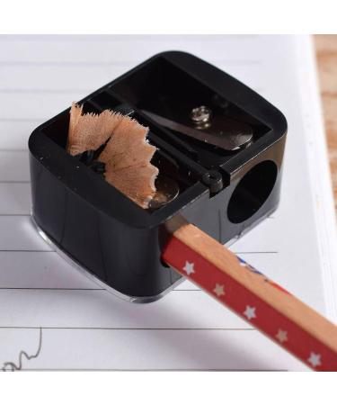Black Dual-Pencil Sharpener Eyeliner Sharpener Cosmetic Lip Liner Sharpener Eyebrow Pencil Sharpener Travel-Friendly Easy to Clean - Buy Online on GoSupps.com