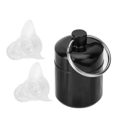 Concert Ear Plugs Silicon Noise Reduction Earplugs Hearing Protect Earplug for Music Festivals Nightclubs (Transparent)