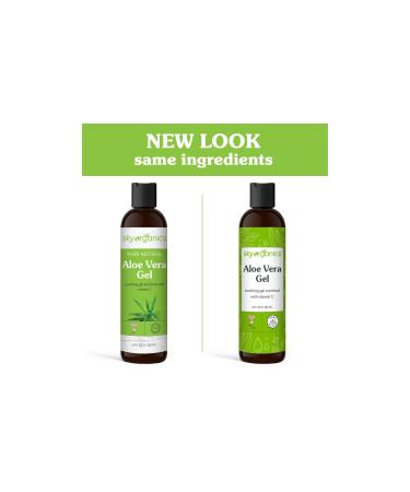 Sky Organics Aloe Vera Gel 8 fl oz - 100% Pure & Natural Moisturizer - Buy Online on GoSupps.com