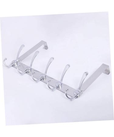 Over Door Hanger Wall Hooks for Coats Stainless Steel Hangers Over The Door Hanger Organizer Over The Door Towel Rack Over The Door Hook Rack Coat Hook Clothes Coats Organize Hook - Buy Online on GoSupps.com