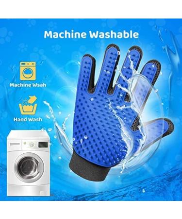 Self Cleaning Slicker Brush & Pet Hair Removal Gloves for Cats and Dogs - Deshedding/Grooming Tools - Long & Short Hair - Sensitive Skin Safe - Buy Online on GoSupps.com