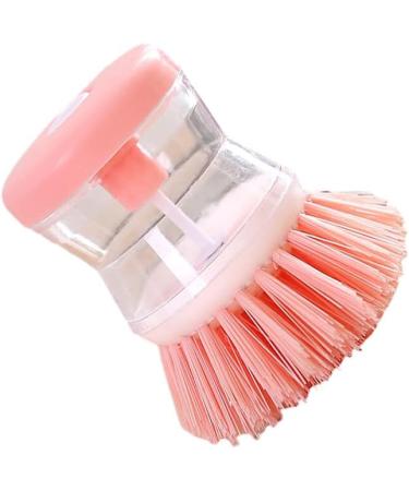 rongweiwang PP Cookware Brush Nonslip Detachable Soft Hair Washable Cleaning Brushes Tool Accessories with Wash-up Dispenser Pink - Buy Online on GoSupps.com