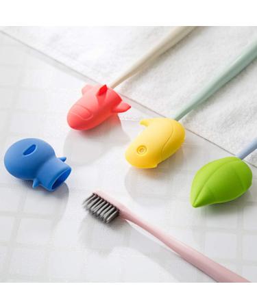 SUPVOX Silicone Toothbrush Head Covers - Travel Case & Protector | Portable 4 Pack for Home & Travel - Buy Online on GoSupps.com