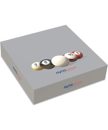 Dynasphere Silver Pool Balls Set - 1 Cue Ball, 7 Striped Balls, 8 Solid Balls - Buy Online on GoSupps.com