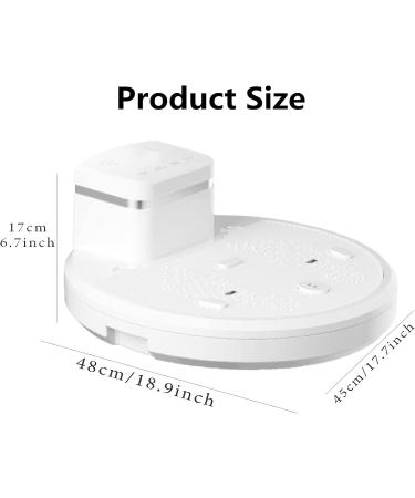 WEVRMQDY Body Dryer 750W Full Body Hair Dryer Smart tat Both Cold and Body Air Dryer After Shower for Bathroom Sports Pets 18x17.7x6.7inch White - Buy Online on GoSupps.com