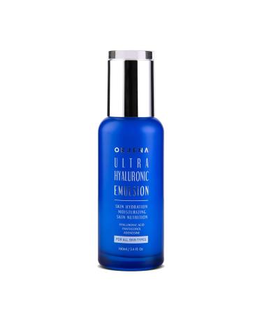 ORJENA Ultra Hyaluronic Emulsion Moisturizing Lotion - Skin Hydration Moisturizing Skin Nutrition Hyaluronic Acid Pantheonol Adenosine - for All Skin Types 100ml Net Wt