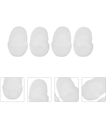 Lurrose Gel Spa Socks - Moisturizing Foot Care for Men & Women | 2 Pairs - Night Care for Dry Cracked Feet | White 19x8.7 cm - Buy Online on GoSupps.com