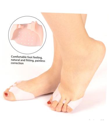 NOLITOY Bunion Pads - 2 Pairs Silicone Metatarsal Spreaders & Forefoot Cushions for Pain Relief & Comfort - Best Bunion Separator for All-Day Use - Buy Online on GoSupps.com
