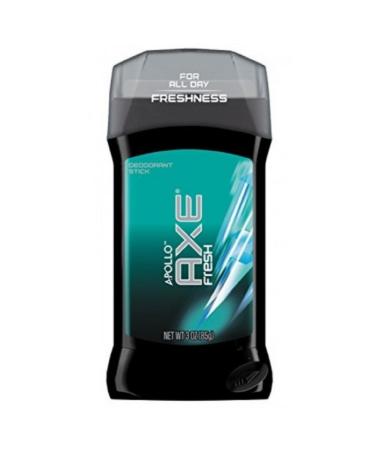 Axe Fresh Deodorant Stick Apollo 3 oz (Pack of 6)