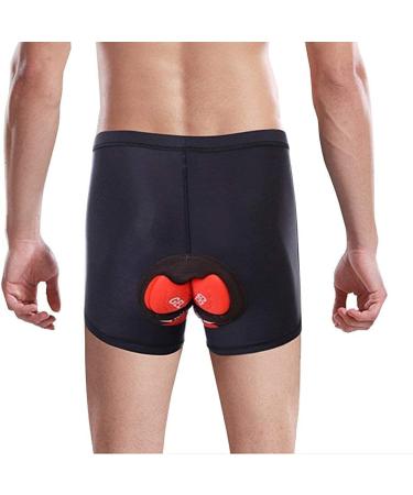 Shop Cycorld Men's Padded Bicycle Pants - Breathable Cycling Shorts with Cushion - XXL Black - Buy Online on GoSupps.com