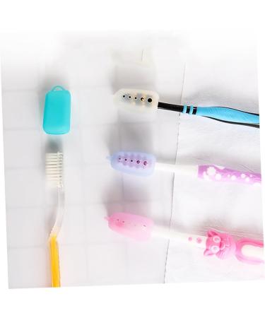 Minkissy 10pcs Dustproof Toothbrush Cover Set | Toothbrush Protector & Holder for Travel - Eco-Friendly & Portable - Buy Online on GoSupps.com
