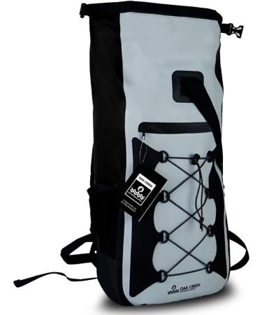 Oak Creek Canyon Falls 30L Dry Bag Backpack. Premium Waterproof Backpack with Padded Shoulder Straps. PVC Construction. Keep Your Gear Dry - Buy Online on GoSupps.com