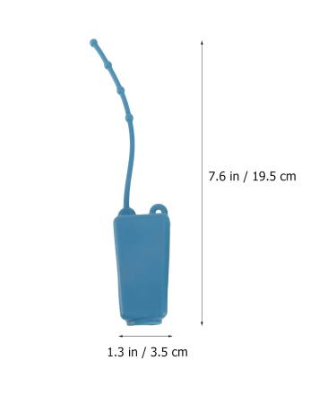 Zerodeko 5pcs Refillable Liquid Soap Bottles Holder | Flexible Silicone Keychain Case for Kids | Travel Hand Gel Sleeve - Buy Online on GoSupps.com