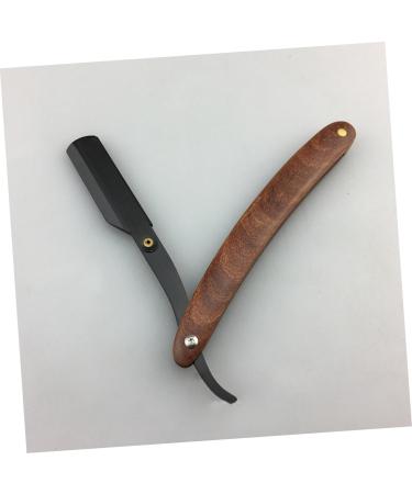 Minkissy Manual Metal Razor Shaver - Safe Wooden Hand Razor for Men | Premium Quality Shaving Tool for Smooth Skin - Buy Online on GoSupps.com