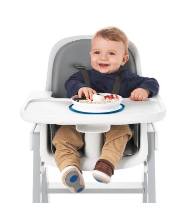 OXO Tot Stick & Stay Suction Divided Plate | Navy Blue | Best Child-Friendly Dinnerware for Easy Mealtime - Buy Online on GoSupps.com