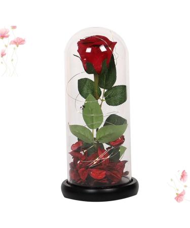 TOPBATHY Artificial Flowers Valentine's Day Present LED Flower Wall Rectangular Flower Vase As Shown 10*10cm - Buy Online on GoSupps.com