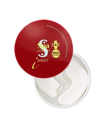 Spa Treatment HAS Stretch iSheet exo Japanese Under Eye Patches for Puffy Eyes and Dark Circles eye mask Under Eye Masks wrinkles eyebag eye masks for dark circles and puffiness (60 Sheets) Stretch iSheet exo (60 Count)