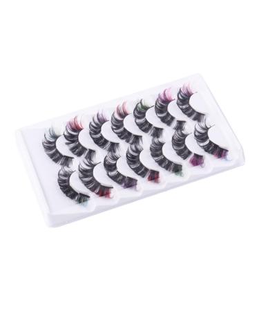 FOMIYES 7 Pairs Curl Lash Clusters Fake Eyelashes False Eyelashes False Lash Extensions Makeup Eyelashes Faux Eyelashes Eyeshine Lashes Individual Lashes Fluffy Extend Artificial Fiber