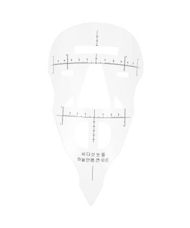 Beavorty Eyebrow Template 1pc Microblading Eyebrow Ruler Makeup Ruler Makeup Tools Manicure Tools Measure Tool Make up