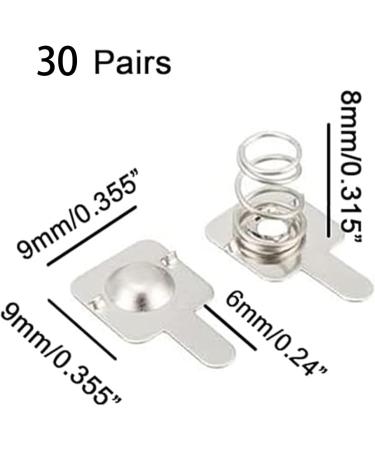 30PCS Metal Battery Spring Contact Plates for AA/AAA - Replacement for Remote Controls Toys Calculators & Recorders - International Shipping - Buy Online on GoSupps.com